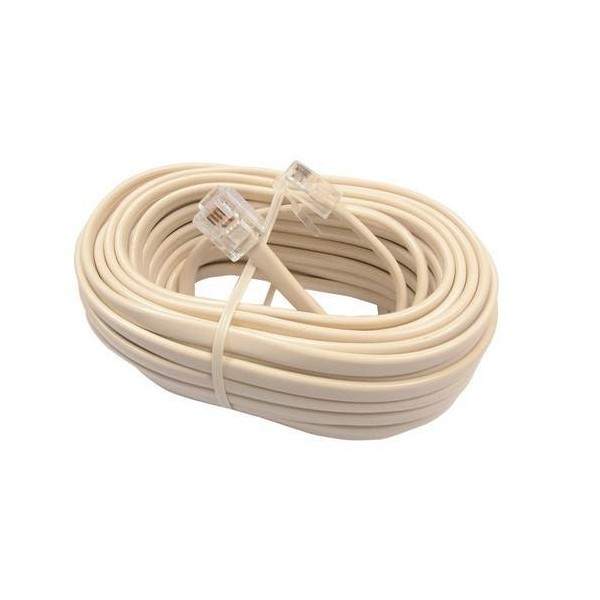 CABLE TELEFONIA 7,5MT LISO AXIL M-M TL-52-E 7,5 MT