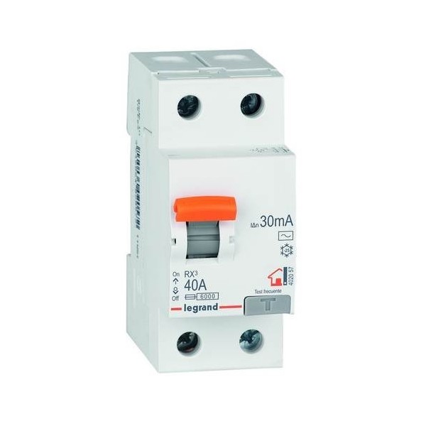 DIFERENCIAL ELEC 40 AMP 2 POLOS LEGRAND 606094 40