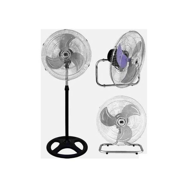 VENTILADOR PIE/SUELO/PARED 45CM OSCILANTE 90W-3V B