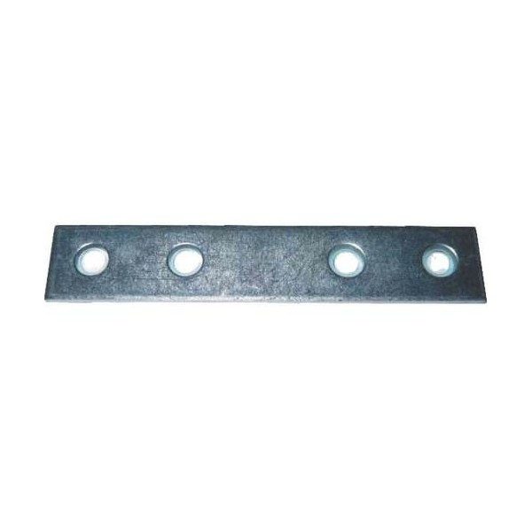 Placa Recta Union 40X15Mm Zincado 4 Ud