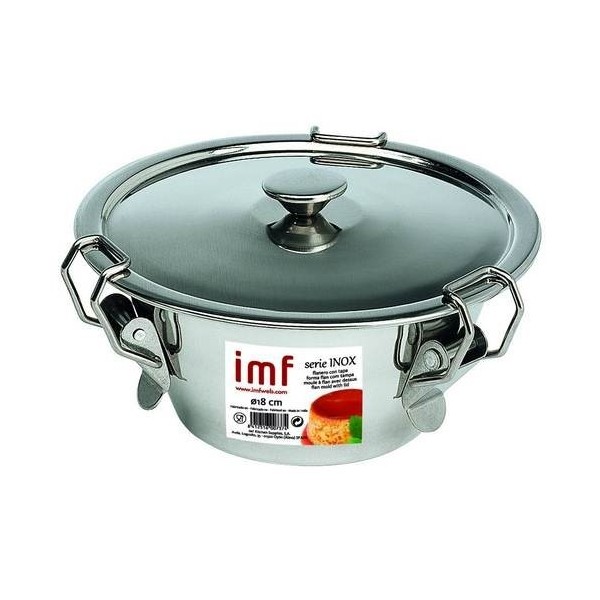 FLANERO RESPOST LISO 18CM C/TAPA INOX IMF