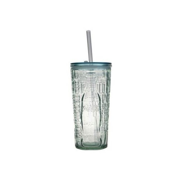 VASO MESA 500ML C/TAPA C/PAJITA N§4 COCA COLA V.SA