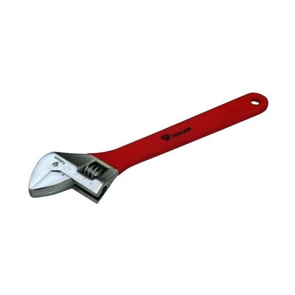 *TM LLAVE AJUSTABLE M/ROJO 150MM - 6"