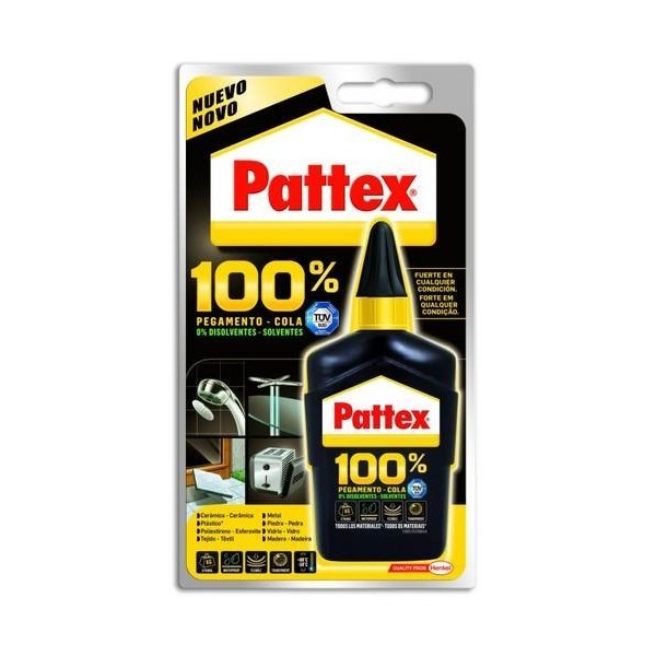 PATTEX 100% PEGAMENTO-COLA 50GRS