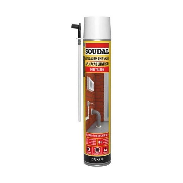 SOUDAL ESPUMA POLIURETANO CANULA 750ML