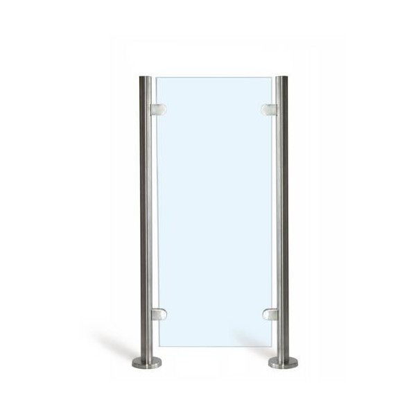 POSTE BARAND. Ø42,4MMX2MMX1MT MEC INDIA INOX304 2P