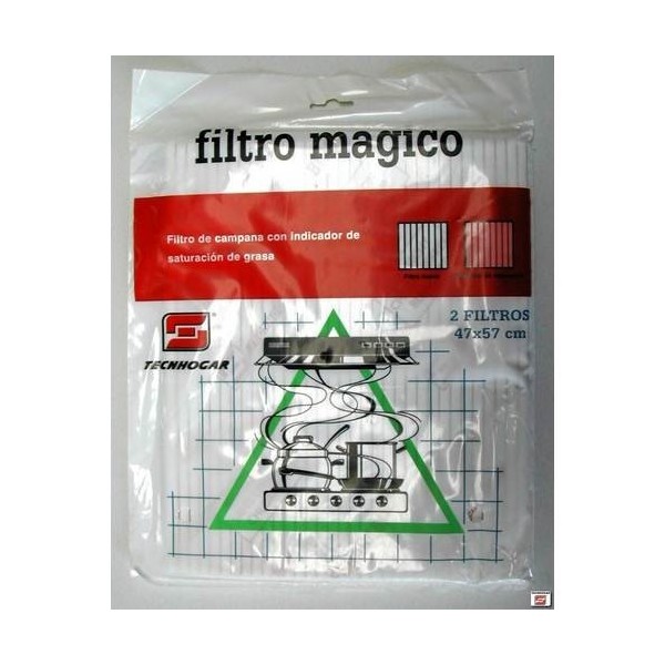 FILTRO CAMPANA EXTRACTORA 47X57CM MAGICO 2PZ TECNH