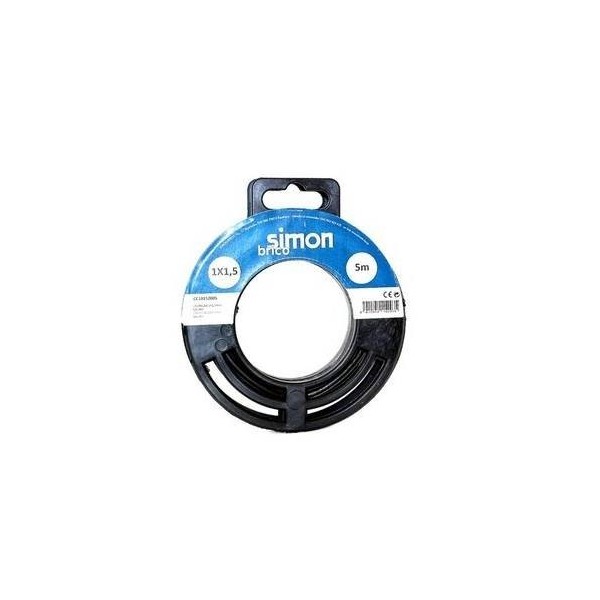 CABLE ELEC 1X1,5   5MT HILO FLEXIBLE SIMON B NE H0