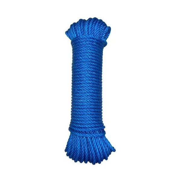 Cuerda Plastico Granete 5Mmx 20Mt Azul