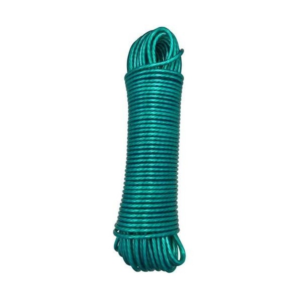 Cuerda Plastico Revestido 5Mmx15Mt Verde