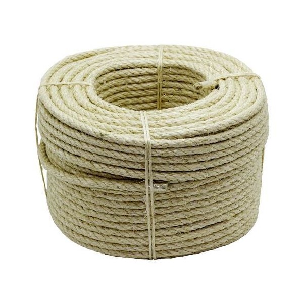 Cuerda Sisal 4 Cabos 10Mm X 100M Rollo