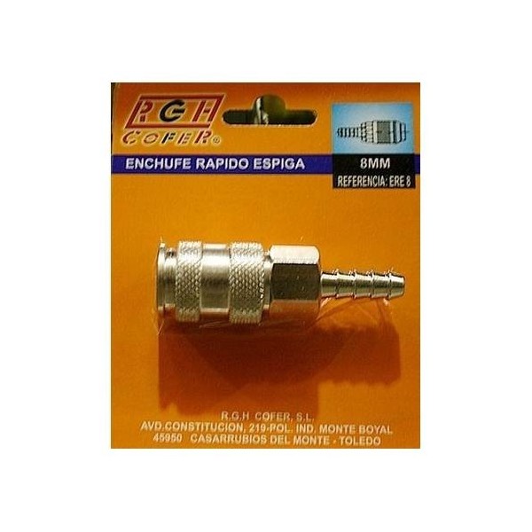 ENCHUFE NEUM RAP 8 MM RGH-8 UNIV COFER