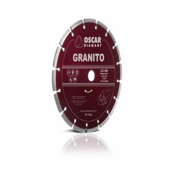 DISCO CORTE GRAN. LASER 230 MMX10MM DIAM OSCAR DIA