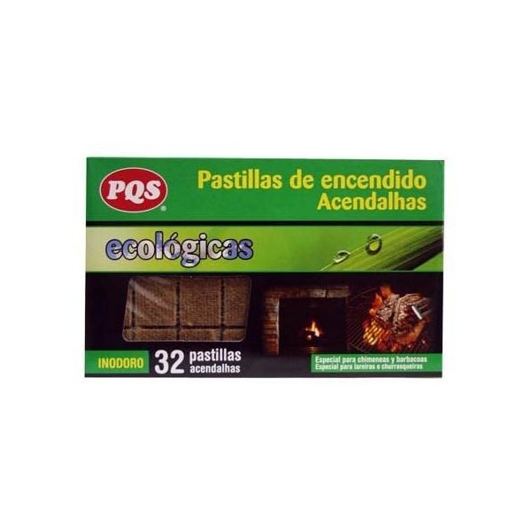 PQS PASTILLA ENCENDIDO ECOLOGICA 32 UNDS