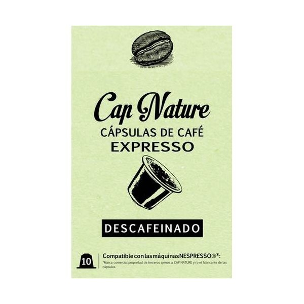 CAPSULA CAFE DESCAFEINADO EXPRESSO CAPNATURE 10 PZ