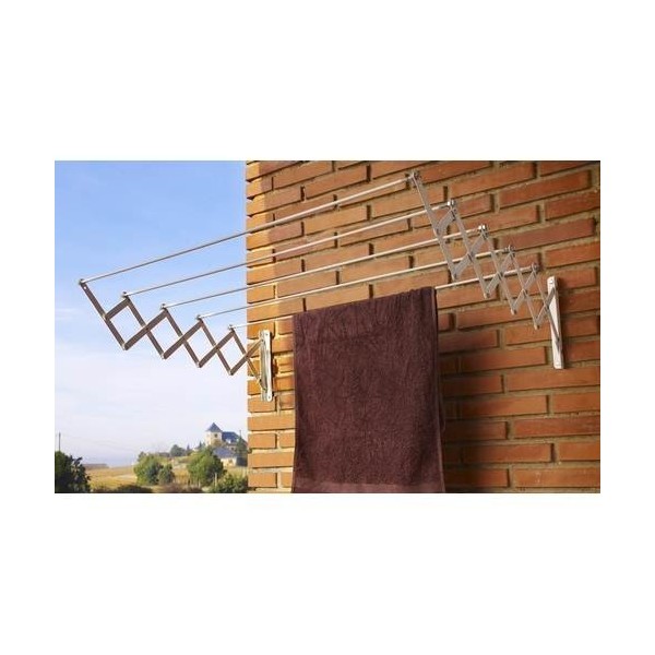 TENDEDERO PARED 5 B. 120CM EXT AC.EP. BL ACORDEON