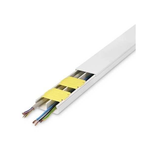 CANALETA ELEC 53X20MM ADH PVC BL INOFIX 8 PZ