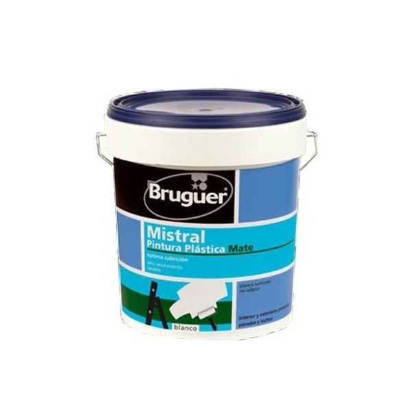 PINTURA PLAST MATE 4 LT BL INT. MO BRUGUER