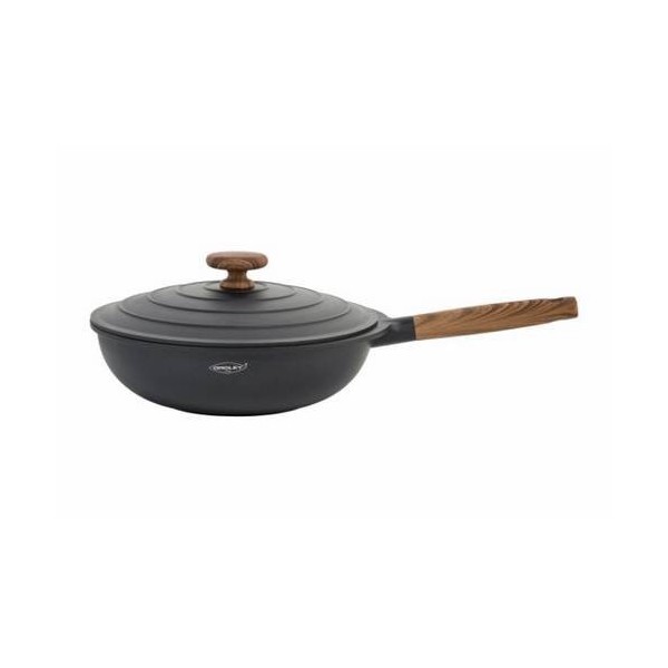 SARTEN COC WOK 30CM C/TAPA ECO NATURE AL/FU OROLEY