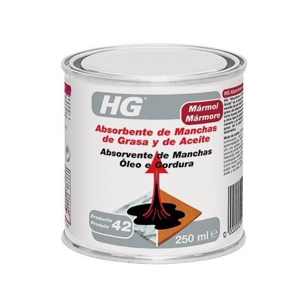 ABSORBE MANCHAS GRASA/ACEITE HORMIGON-PIEDRA HG 2