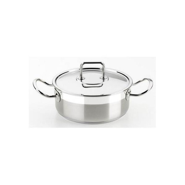 CACEROLA 16CM C/TAPA IND INOX PROF. BRA