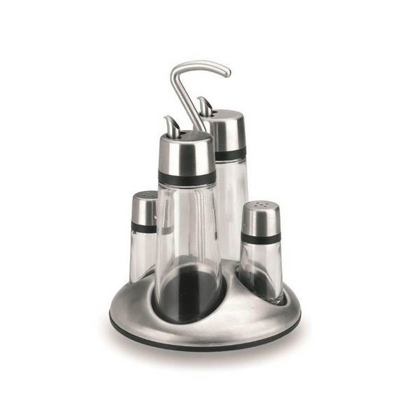 VINAGRERA COC ACEITERA CONVOY CRISTAL/INOX LUXE LA