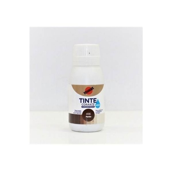 TINTE CONCENTRADO AL AGUA 50 ML PARDO INT/EXT TITA