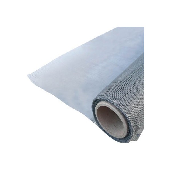 *BR MALLA MOSQUITERA F.VIDRIO GRIS ROLLO 120X5MTRS