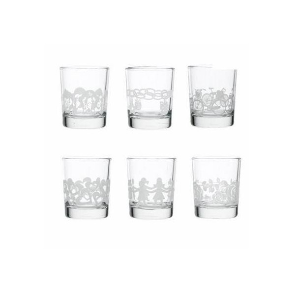 VASO MESA SURT. 5CL BABILA LPB 6 PZ