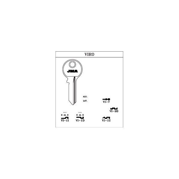 LLAVE CILINDRO EN BRUTO JMA AC VI-1D