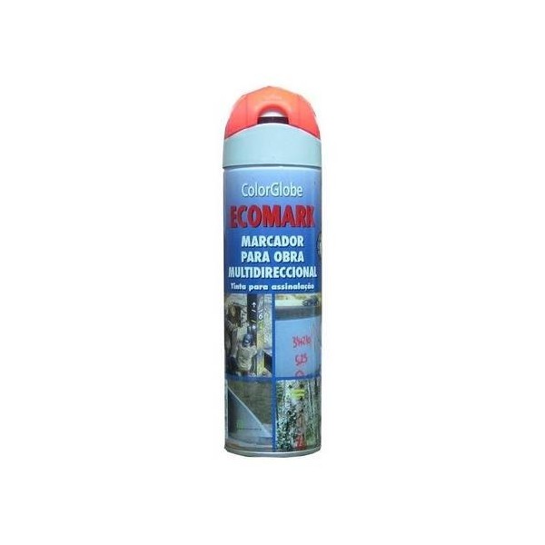 PINTURA MARCAJE OBRA FLUOR. SPRAY RO 500 ML CRC