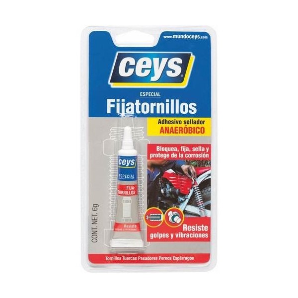 ADHESIVO SELLADOR ANAEROBICO 6 GR FIJATOR CEYS