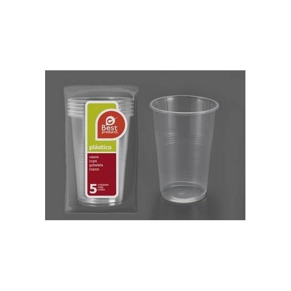 VASO DESECHABLE 1L PL TRA 5 PZ