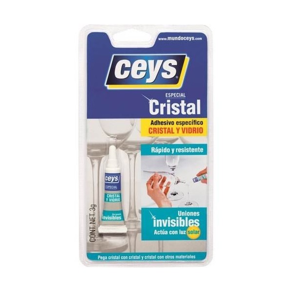 ADHESIVO VIDRIO 3 GR CRISTALCEYS CEYS