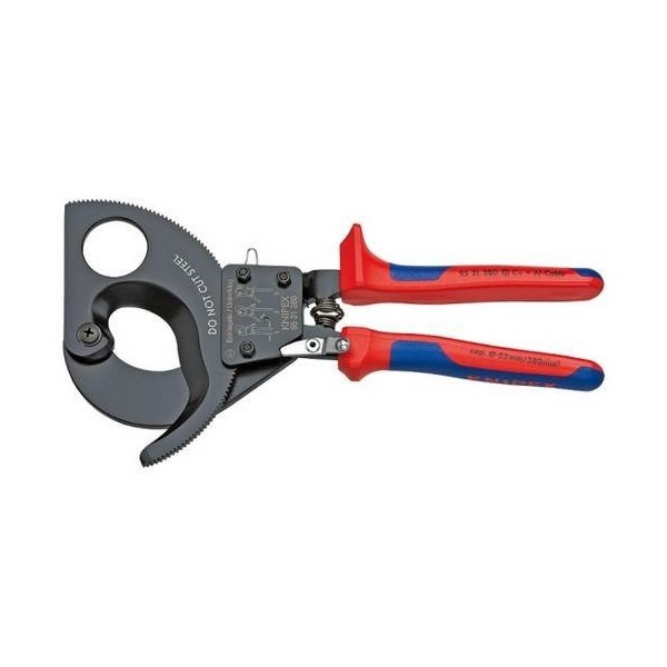 ALICATE CORTACABLE TIPO CARRACA 280MM M/BIM KNIPEX