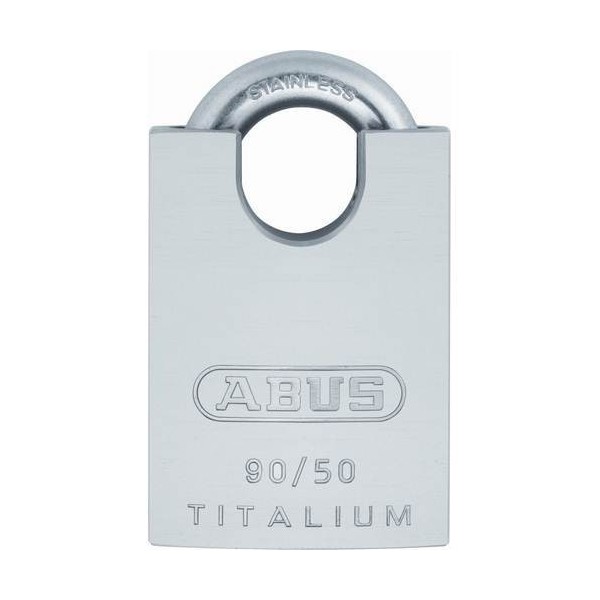 CANDADO SEG 50MM ARCO CORTO ALU INOX ABUS