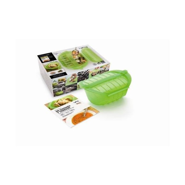 COCINA VAPOR 3-4 PERSONAS HONDO LIBRO RECETA SILIC