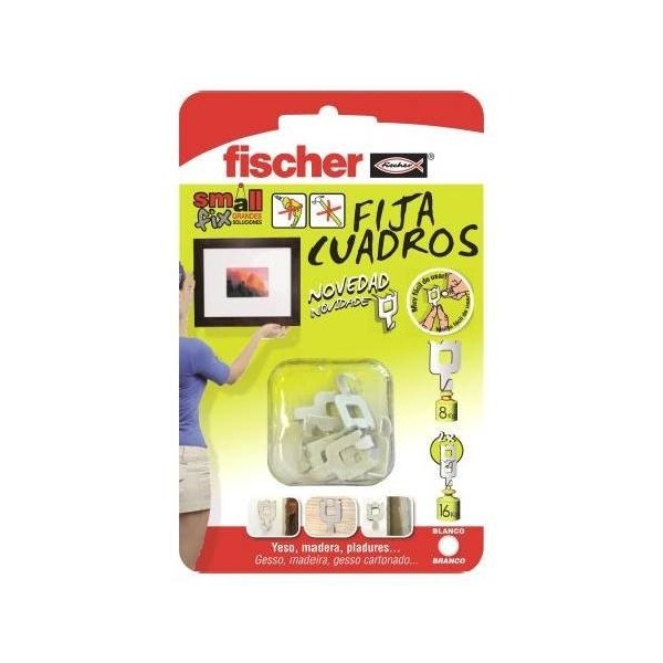 COLGADOR CUADROS BL FISCHER 8 PZ