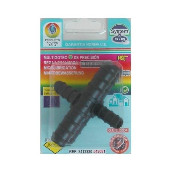 CONECTOR RIEGO 16-12 MM GOTEO S&M PP EN T REDUC. 5