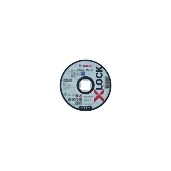 DISCO CORTE INOX Ø 125X1,6 MM X-LOCK EXPERT BOSCH