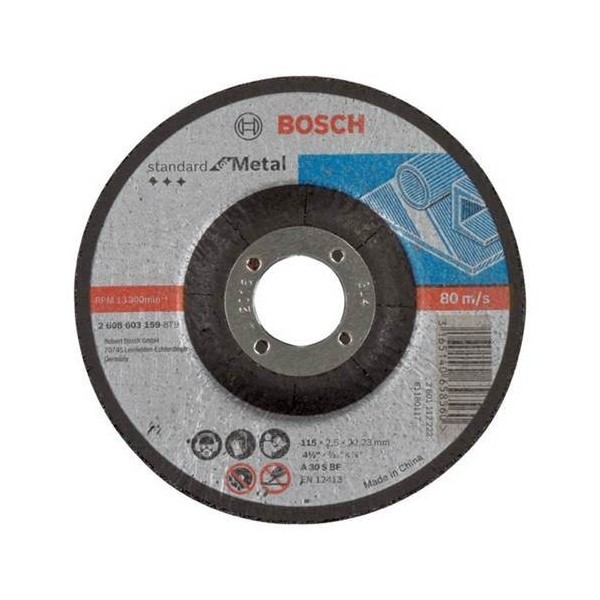 DISCO CORTE METAL 115X2,5X22,23MM STANDARD BOSCH