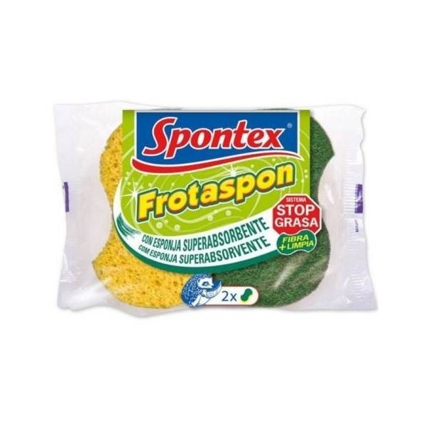 ESTROPAJO LIMP ESPONJA FIBRA VER FROTASPON SPONTEX