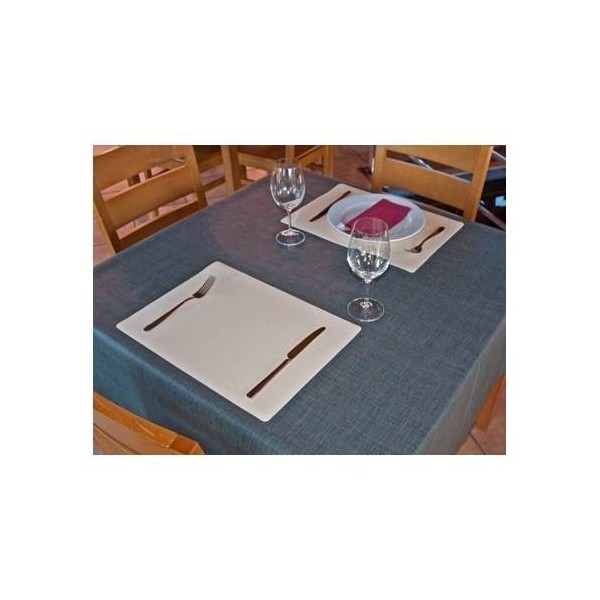 SALVAMANTEL MESA 42X30CM CRUDO ANTIMANCHAS DINTEX