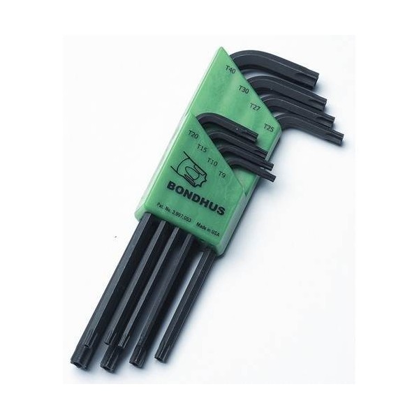 LLAVE ALLEN TORX T9-T40 LARGA INVIOLABLE BONDHUS 8