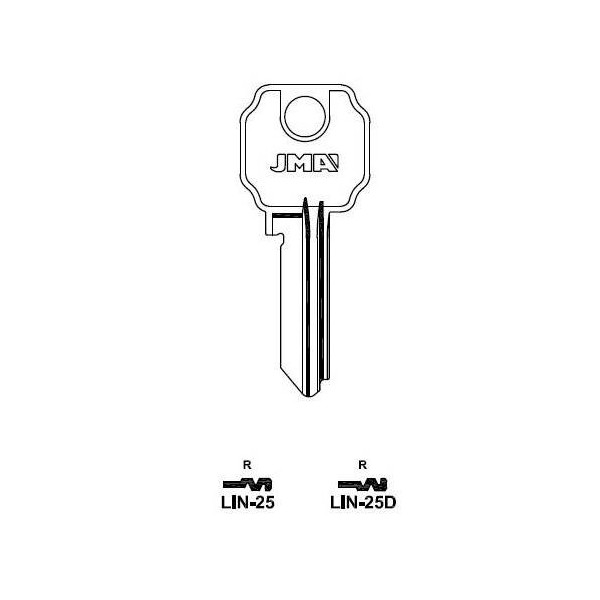 LLAVE CILINDRO EN BRUTO JMA AC LIN-25D