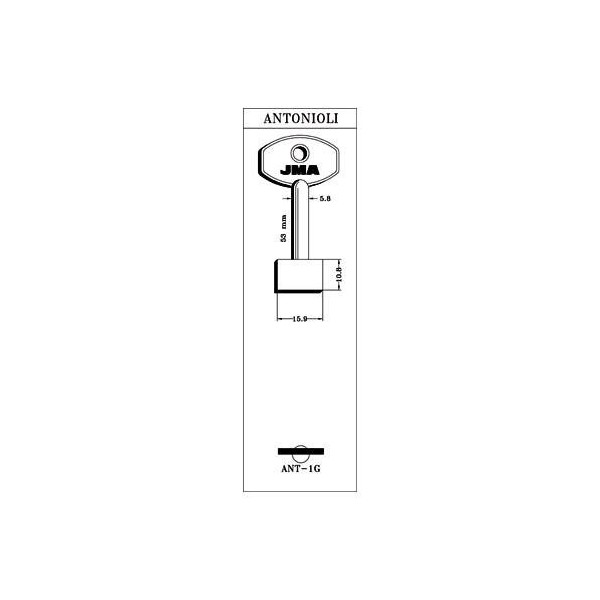 LLAVE DE GORJA EN BRUTO JMA LAT ANT-1G