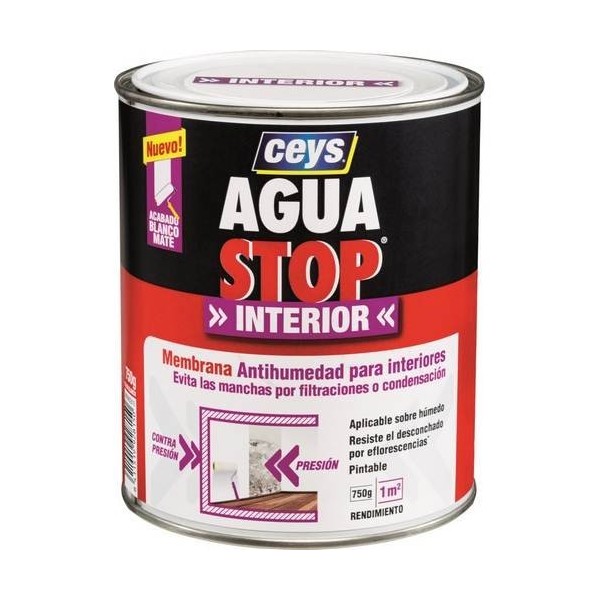 PINTURA ANTIHUMEDAD INT. 1 KG BL MATE AGUASTOP CEY