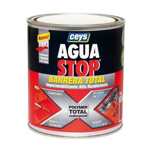 PINTURA IMPERM. LIQ 1 KG GR POLIMERO AGUASTOP CEYS