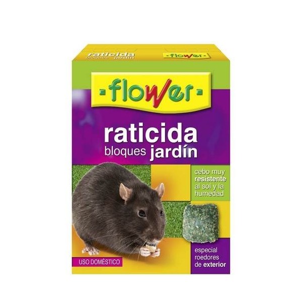 RATICIDA EN BLOQUE FLOWER 20512 200 GR