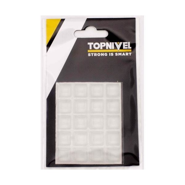 TOPE PROT.GOLPES 12,5x12,5x5,8MM ADH ANTIDESL TRA